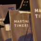 Banner mit der Aufschrift Martini Timers - Name einer Live Band aus Stuttgart